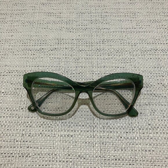 SEE Eyewear Eyeglasses Glasses Cat Eye Frames in Green Style 6971 - Picture 2 of 7